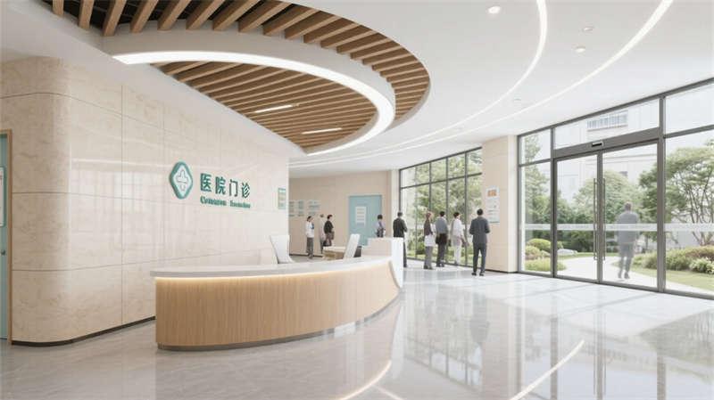 療愈綠洲，光影共生——合肥6000平醫(yī)院裝修設(shè)計(jì)效果圖