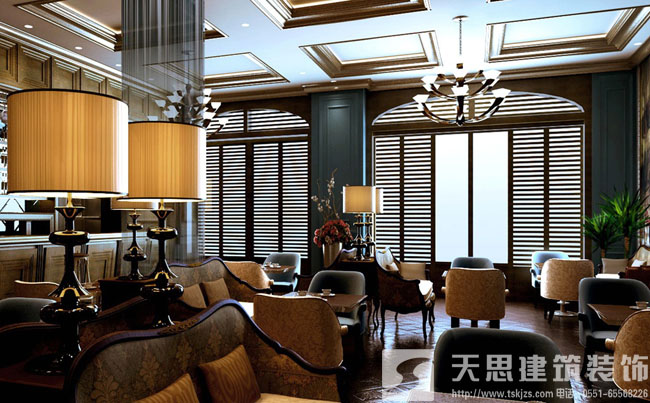 咖啡店裝修設(shè)計與環(huán)境融為一體