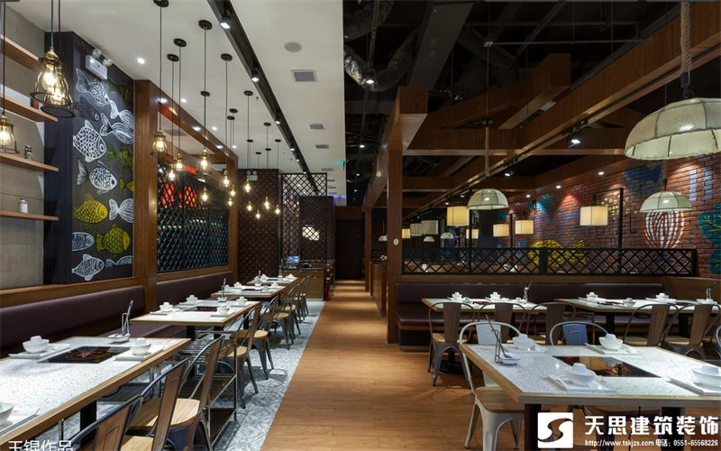 合肥火鍋店設(shè)計(jì)裝修應(yīng)該注意的事項(xiàng)，火鍋店效果圖，火鍋店裝飾設(shè)計(jì)，火鍋店設(shè)計(jì)